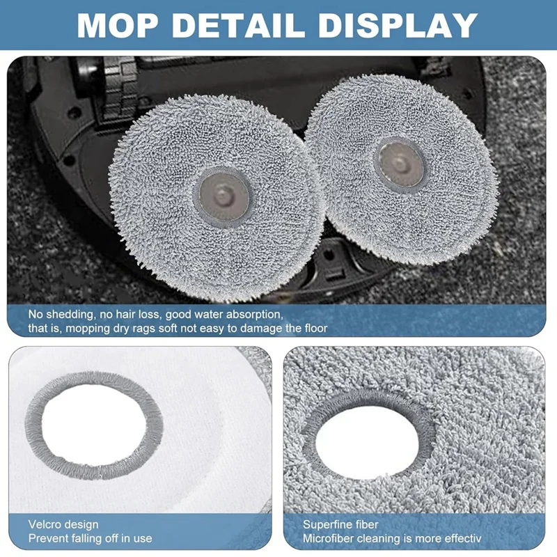 MAKE For-Dreame-X40-Ultra---X40-Pro---L40-Ultra--S30-Pro-Ultra-掃除機-部品-メイン-サイド-ブラシ-フィルター-モップ-クロス-ダストバッグ