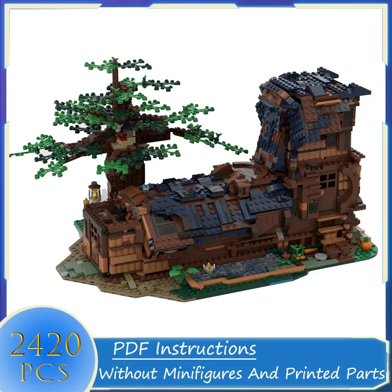 Building Blocks TreeHouse MOC Fairy Tale Shoe House Model DIY Bricks Creative Assembly Toys  Birthday Gift Christmas