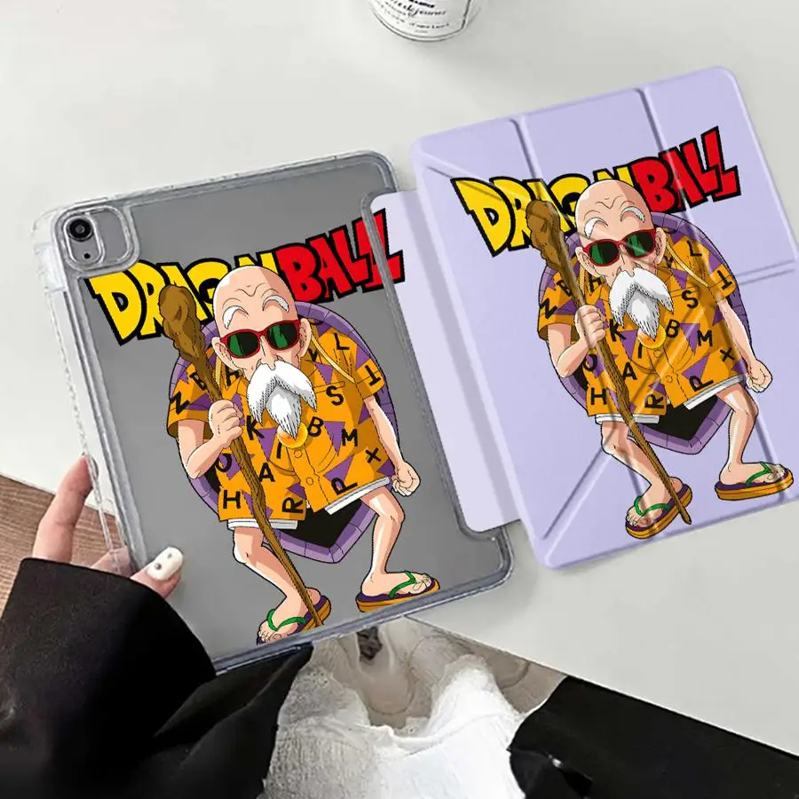 

Master Roshi From Dragon Tablet Case For iPad Pro 11th 10th 9th 8th 7th 12.9inch 2025 Mini 6 7 Air 4 5 M3 M2 1 2 M4 11inch