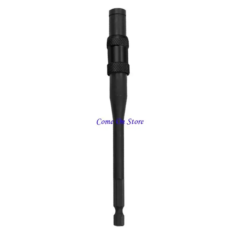 

M6CF Sturdy 45# Steel Drill Bit Extension Rod Reliable 45# Steel Extension Rod for Quick Bit Swapping and Screw Drill Tip