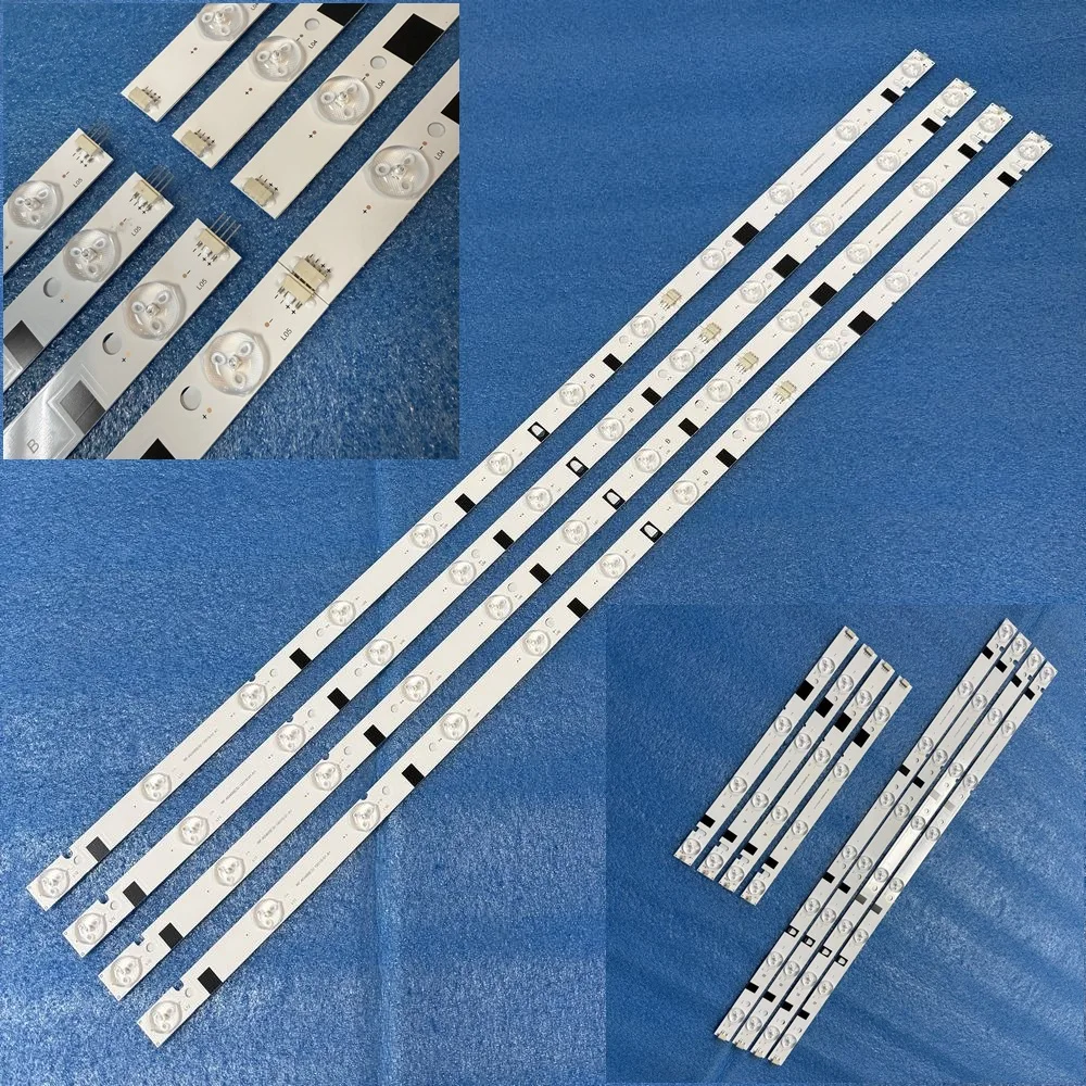 4pcs/set LED Strip for STV-40LED14 HTV-407T2 TF-LED40S28T2 E40V14B LED40S6T2 CX400DLEDM TJ100K5000000 F-AD400E32-1201S-01 A1