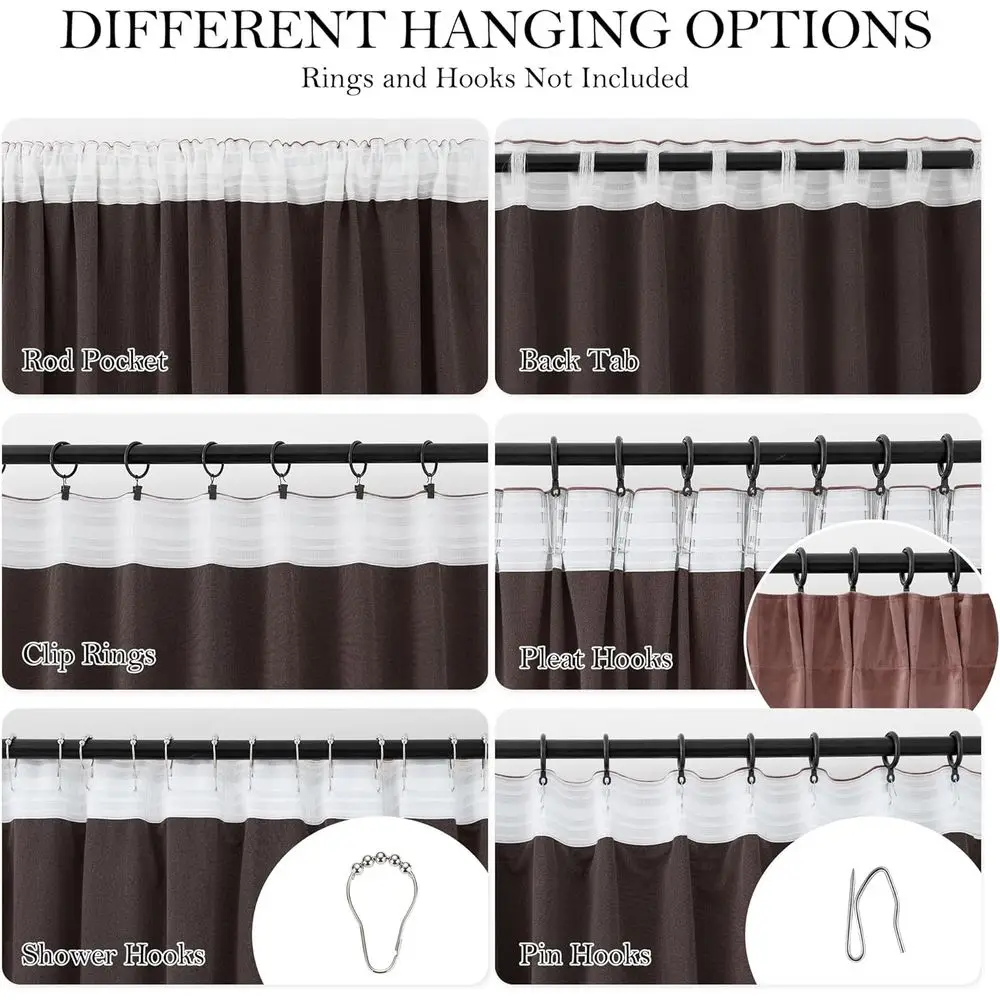 ستائر مخملية معزولة حراريًا باللون الوردي المغبر، بطول 96، تصميم علامة تبويب خلفية لغرفة المعيشة، مجموعة من لوحتين، W52 x L96 #3