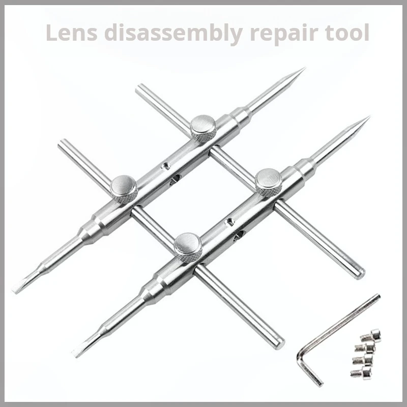 DSLR Lens Repair Tool Cross Wrench Mirrorless Camera Maintenance Mold Removal Cleaning Microscope Disassembly and Repair