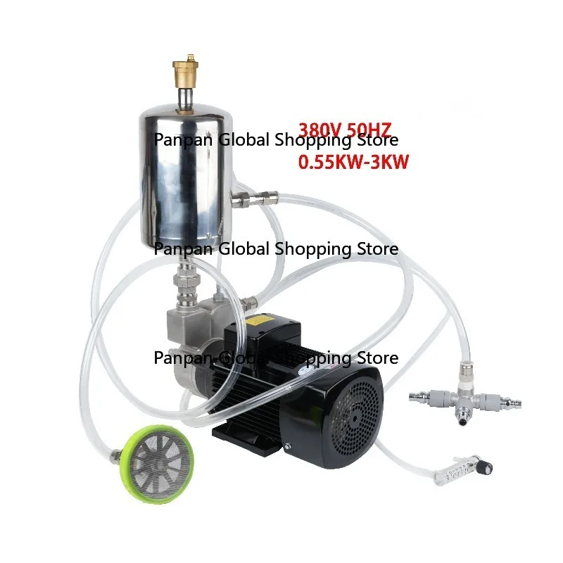 380V 0.55KW-3KW Ozone Nan-o Mic-ro Bubble Generator Aerator O-xygen Mixing Pump For Hydroponics Liptint Mixing Water Treatment
