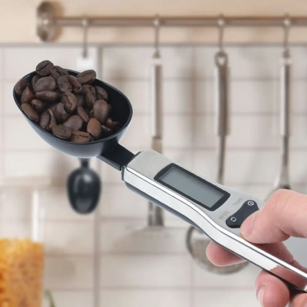 High-Precision Electronic Weighing Spoon Detachable Unit Conversion Digital Scale Stainless Steel Corrosion Resistance