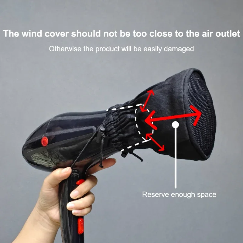 مجفف الشعر الناشر حقيبة التخزين المنظم تخزين القماش حليقة مجفف شعر الناشر غطاء كم تصفيف الشعر أداة منفاخ أجزاء #2