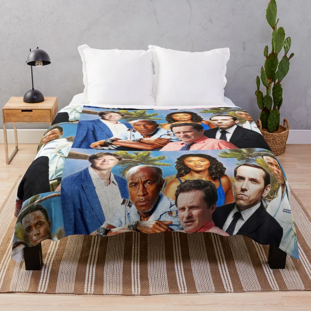 

BBC Death in Paradise Throw Blanket Beach Luxury Throw Softest Decorative Sofa Blankets