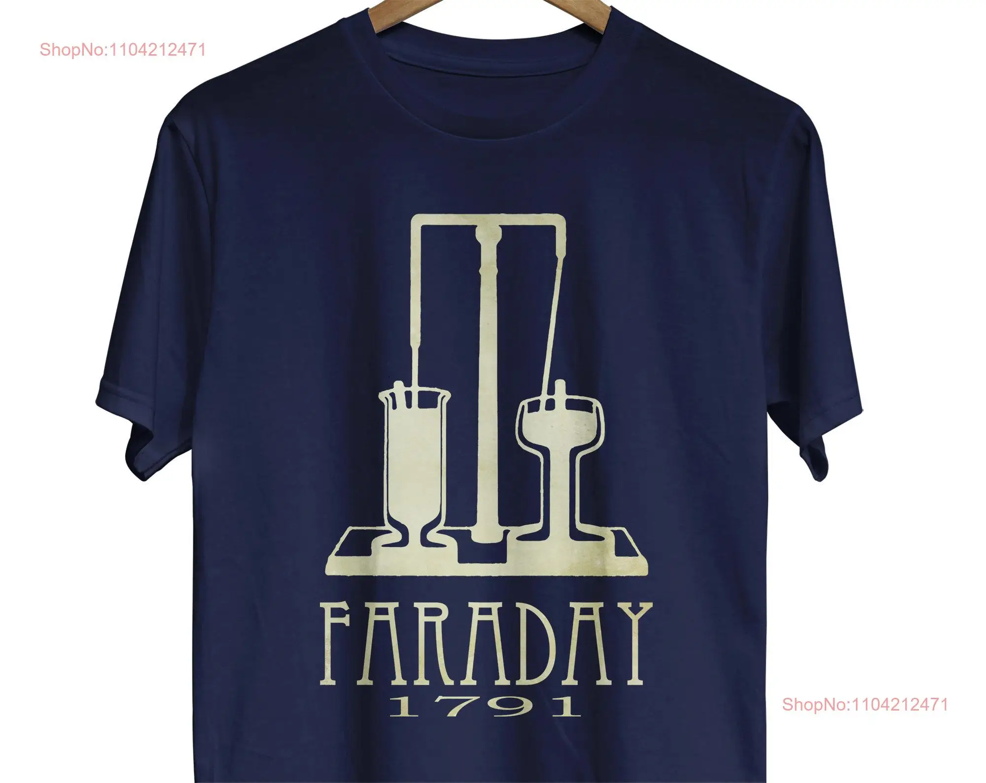 Faraday Science T Shirt Chemistry Experiment Diagram Physics Rock Star Scientist STEM Illustration long or short sleeves