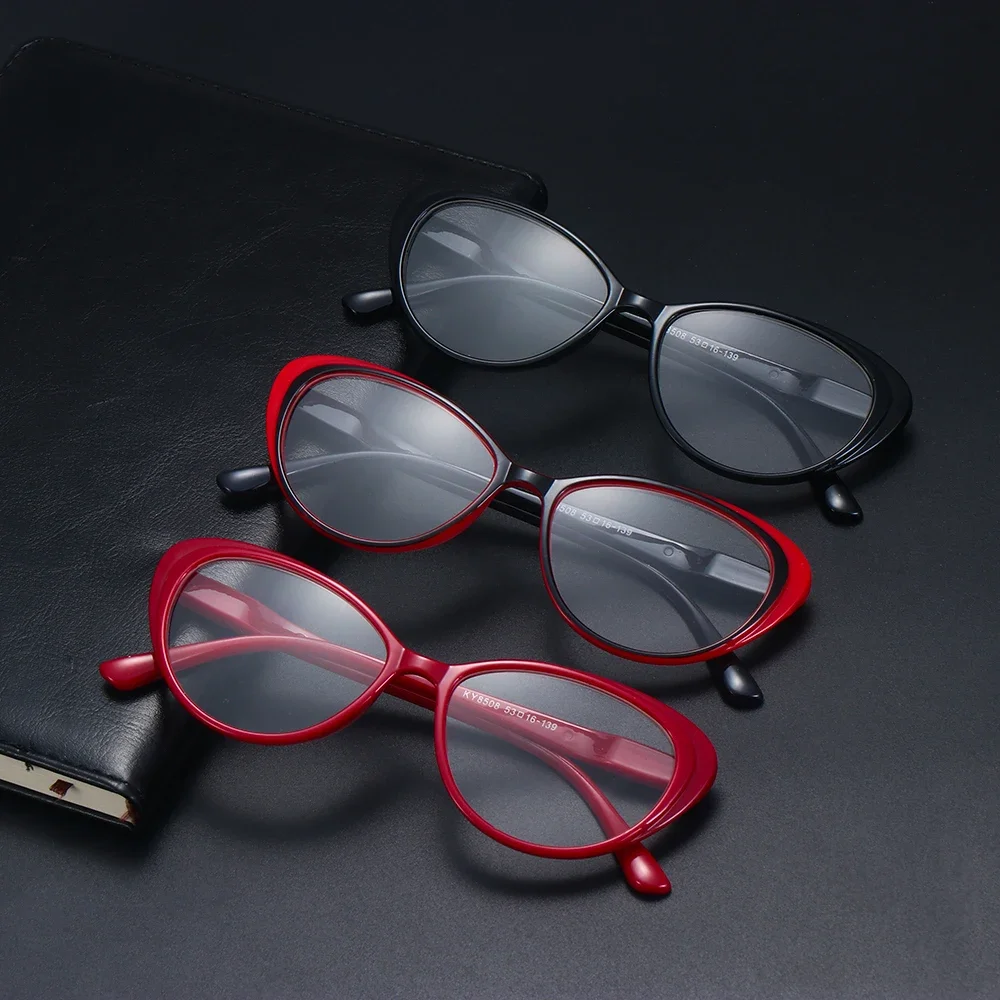 Mode Cat Eye Frauen Lesebrille + 1,0 + 1,5 + 4,0 Männer Hyperopie Brillen Computer Presbyopie Dioptrien