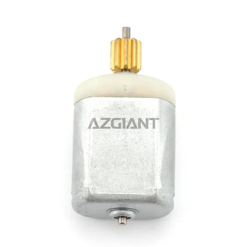 AZGIANT Mini Motor DC 12V 48mm Long Axis Round Shaft 9T Copper Carbon Brush Low Noise Stable Operation DIY Toy Special Offer