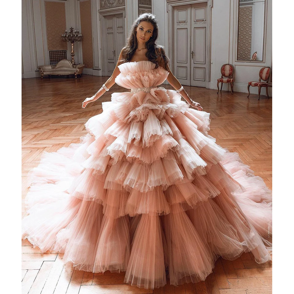 Ball Gown Tiered Uz… - image