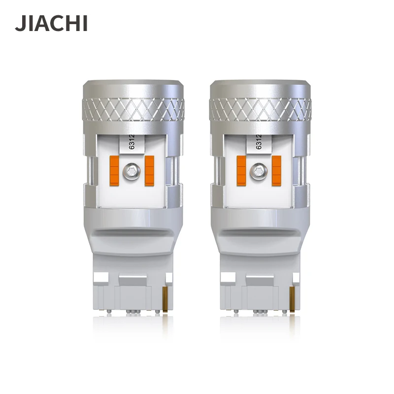 

Jiachi 50PCS Wholesale 7440 T20 Led CANBUS Car Light Bulb 3156 P27W 1156 PY21W T18 W21W BA15S 1860CSP Chip Auto Bulb DC12V