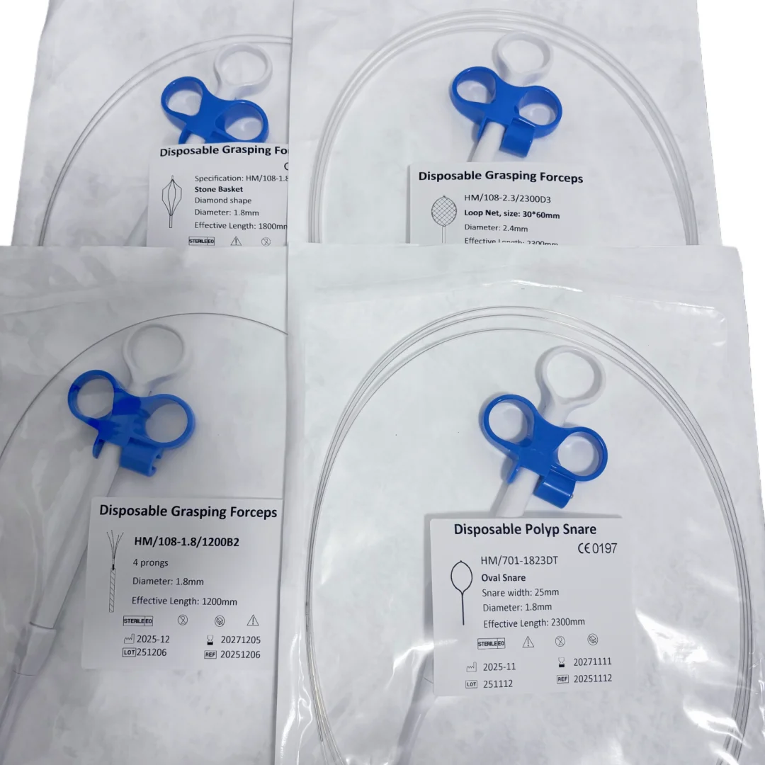 Teeth/Basket/Net bag/Claw Type Urology Flexible Foreign Body Forceps Disposable Endoscopic Grasping Forceps