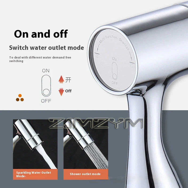 Handheld Toilet Faucet Sprayer Hand Bidet Spray Bathroom Plastic Self Cleaning Shower Head Filtration pressurization