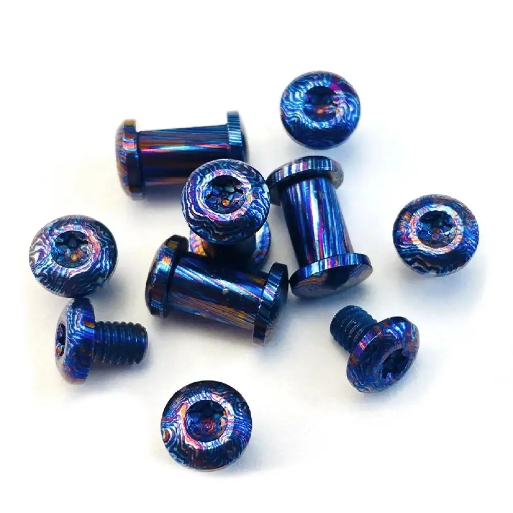 1Sets Timascus Lock Pivot Screws Folding Knives Shank Spindle Axis Rivets For Benchmade Bugout 535 Folding knife accessories