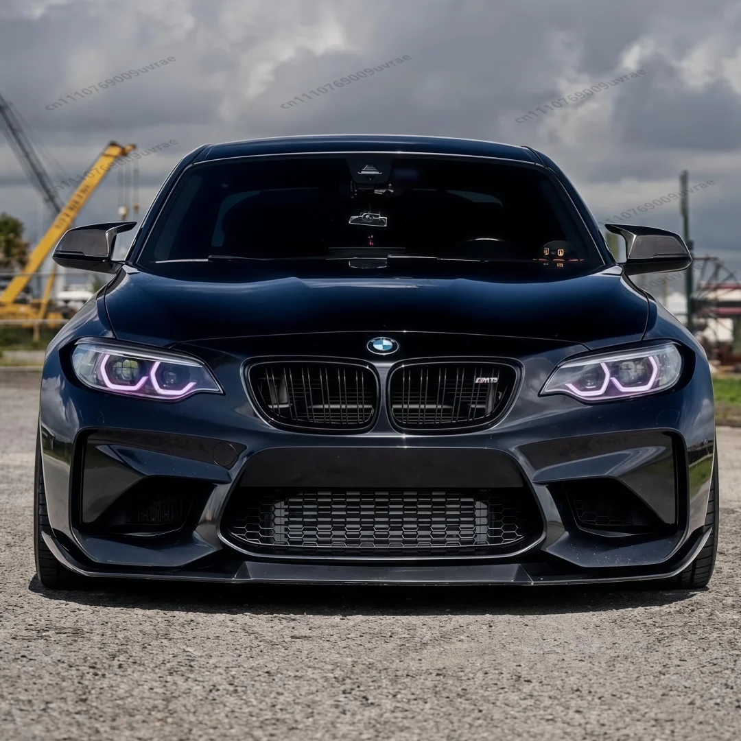

CS Style Glossy Black Front Bumper Lip Spoiler Diffuser Splitter For BMW F87 M2 2015-2021 High Quality Aero Body Kit Exterior