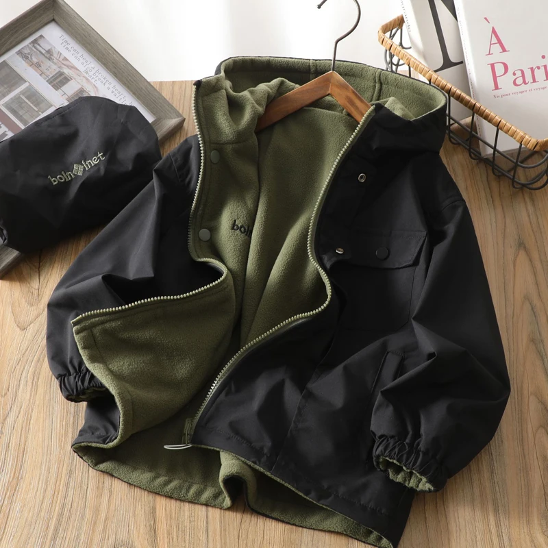 iyeal-giacca-per-bambini-con-cappuccio-spesso-indossabile-su-entrambi-i-lati-per-ragazzi-e-ragazze-giacca-per-bambini-nuova-autunno-inverno-2025