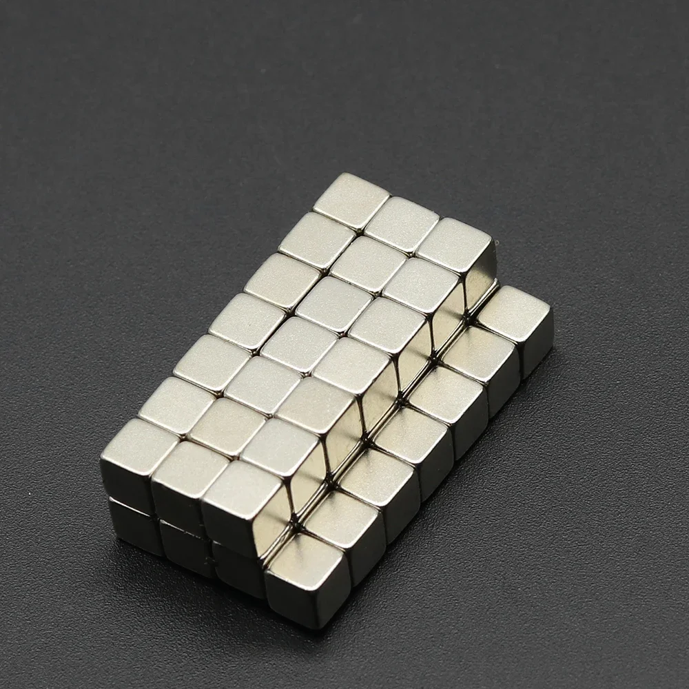 5X5X5MM Block Super Strong Magnet Powerful Neodymium Magnets N35 NdfeB Permanent Magnetic imanes Refrigerator Magnet