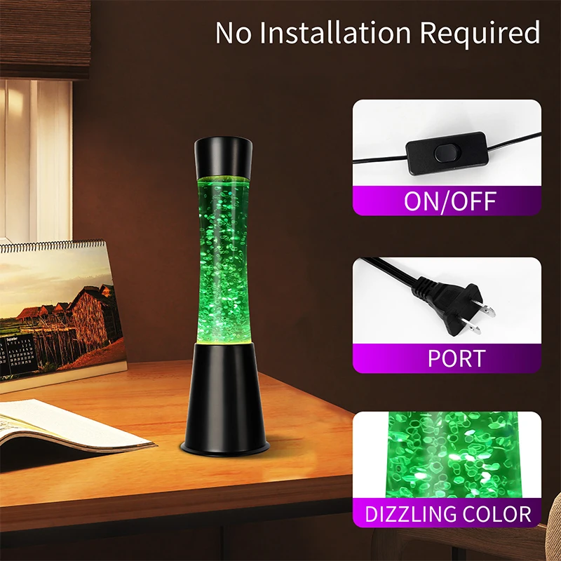 مصباح مكتبي صغير الخصر من نوع المكونات، مصباح بصل لغرفة النوم، يستخدم لإضاءة ديكور أعياد الميلاد والحفلات