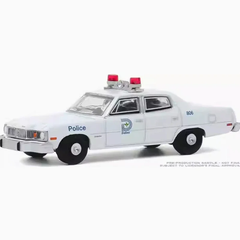 GreenLight масштаб 1:64 1974 AMC Matador полицейский сплав имитация модели автомобиля орнамент сувенир дисплей коллекция хобби подарок