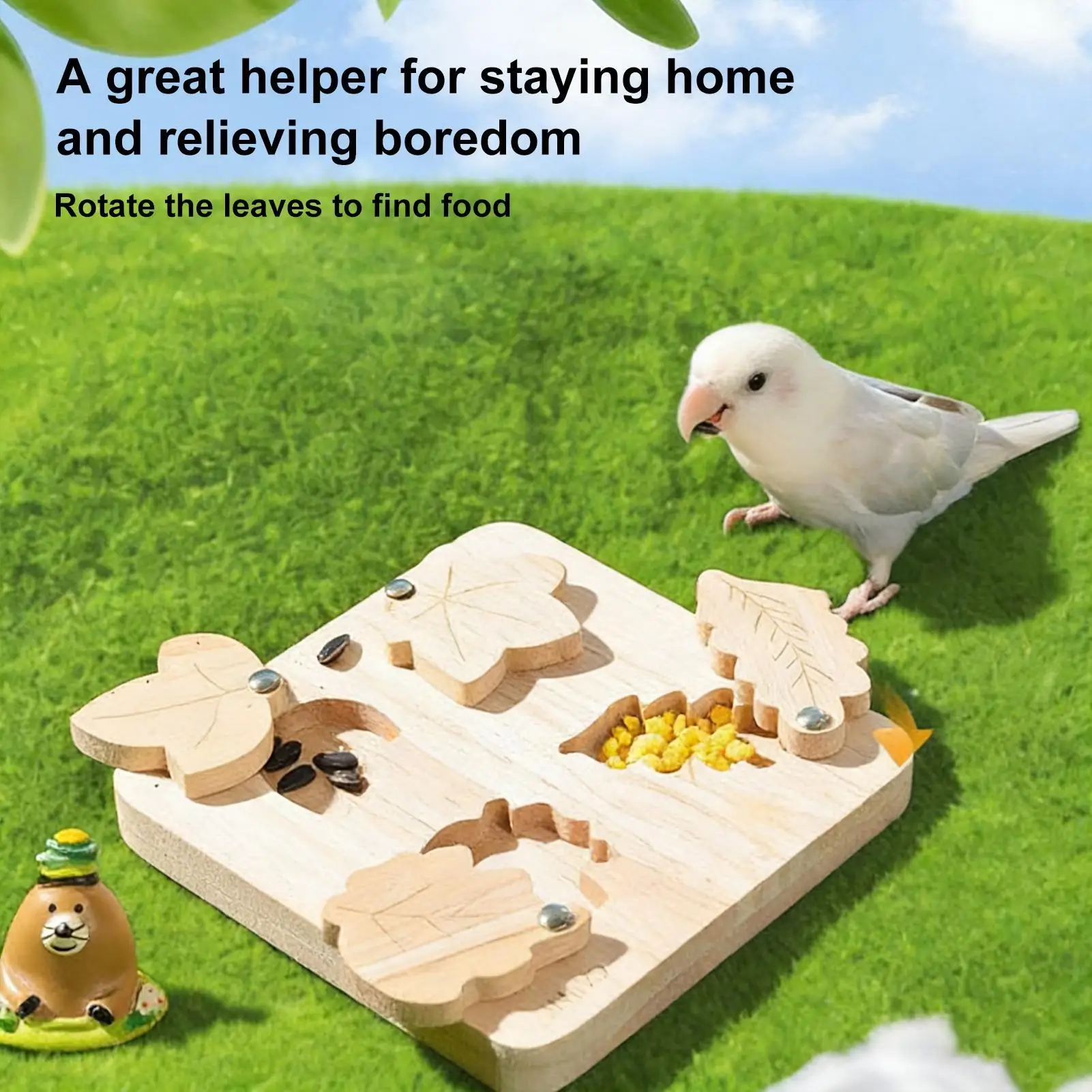 

Игрушки для птиц: развивающие головоломки для умственного развития, медленные кормушки-диспенсеры для лакомств для волнистых попугаев, корелл, попугаев, для тренировок