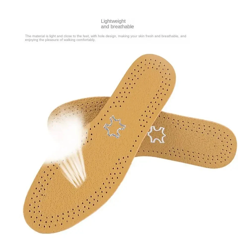 Ultra-Thin Breathable Soft Leather insoles,Suitable for Both Men And Women,Can Be Manually Cut to The Desired Size image 5