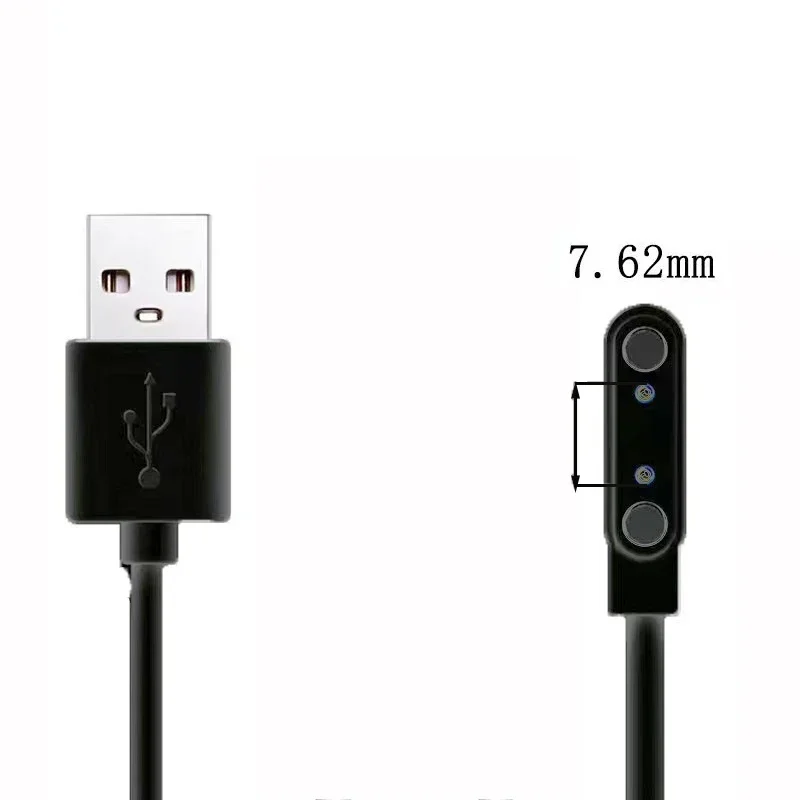 Children\'s Phone Watch Magnetic Data Cable USB Interface 2Pins 4Pins 2.84mm 4mm 7.62mm Smart Wristband Charging Data Cable