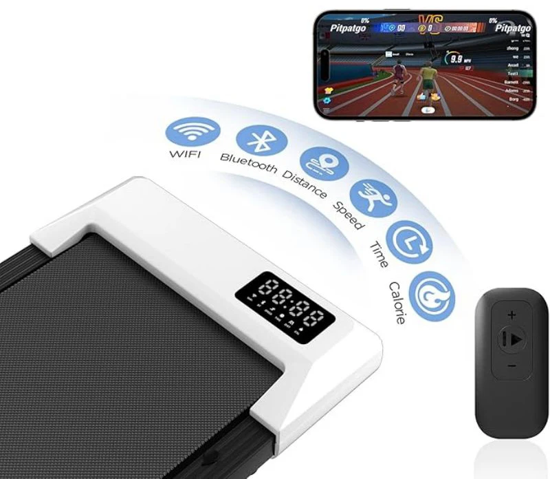 15,75 x 35,43 Zoll Laufbereich Laufband Pad Laufen Gehen unter dem Schreibtisch Übung Lauftraining Gehen Laufband – Detail 8
