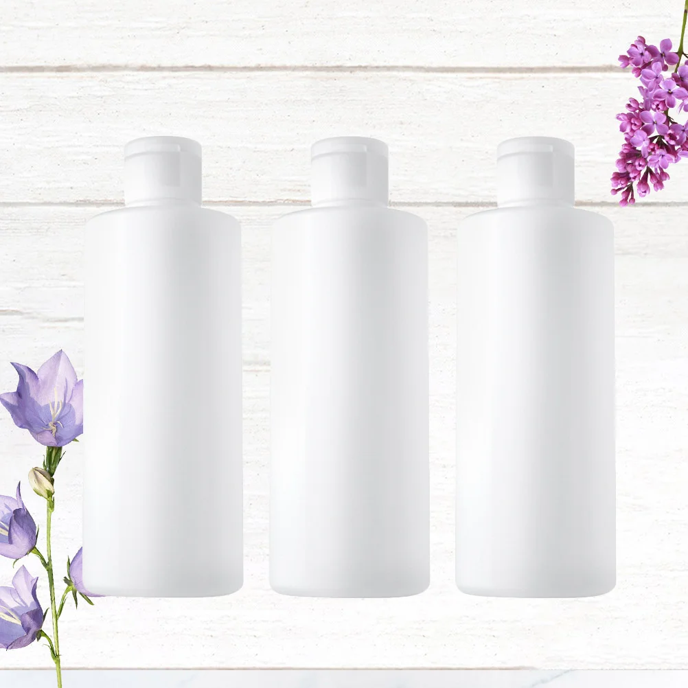 3Pcs Empty Lotion Bottle Refillable Travel Containers Leak Proof Plastic Bottles for Shampoo Makeup Remover Usage
