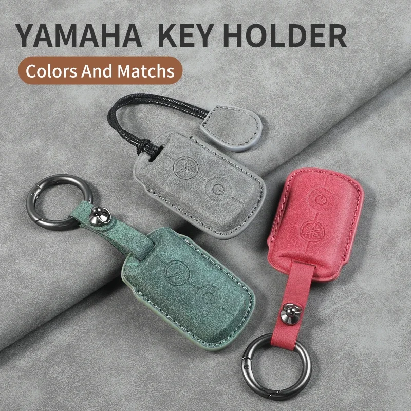 

Sheepskin Motor Remote Key Fob Case For Yamaha Nmax 2021/2022 NVX NVX155 XMAX XMAX300 QBIX AEROX JAUNS 2018 2019 Car Accessories