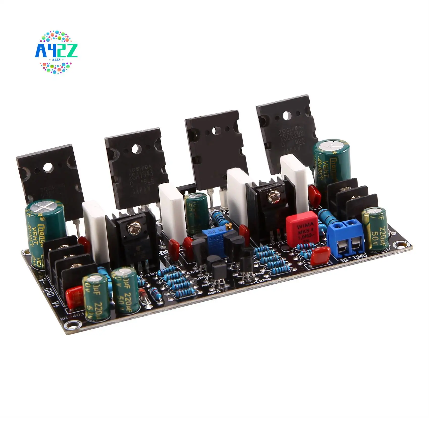 

A42Z-Mono Power Amplifier Board 1943+5200 High Power 200W After Tube Amp Board