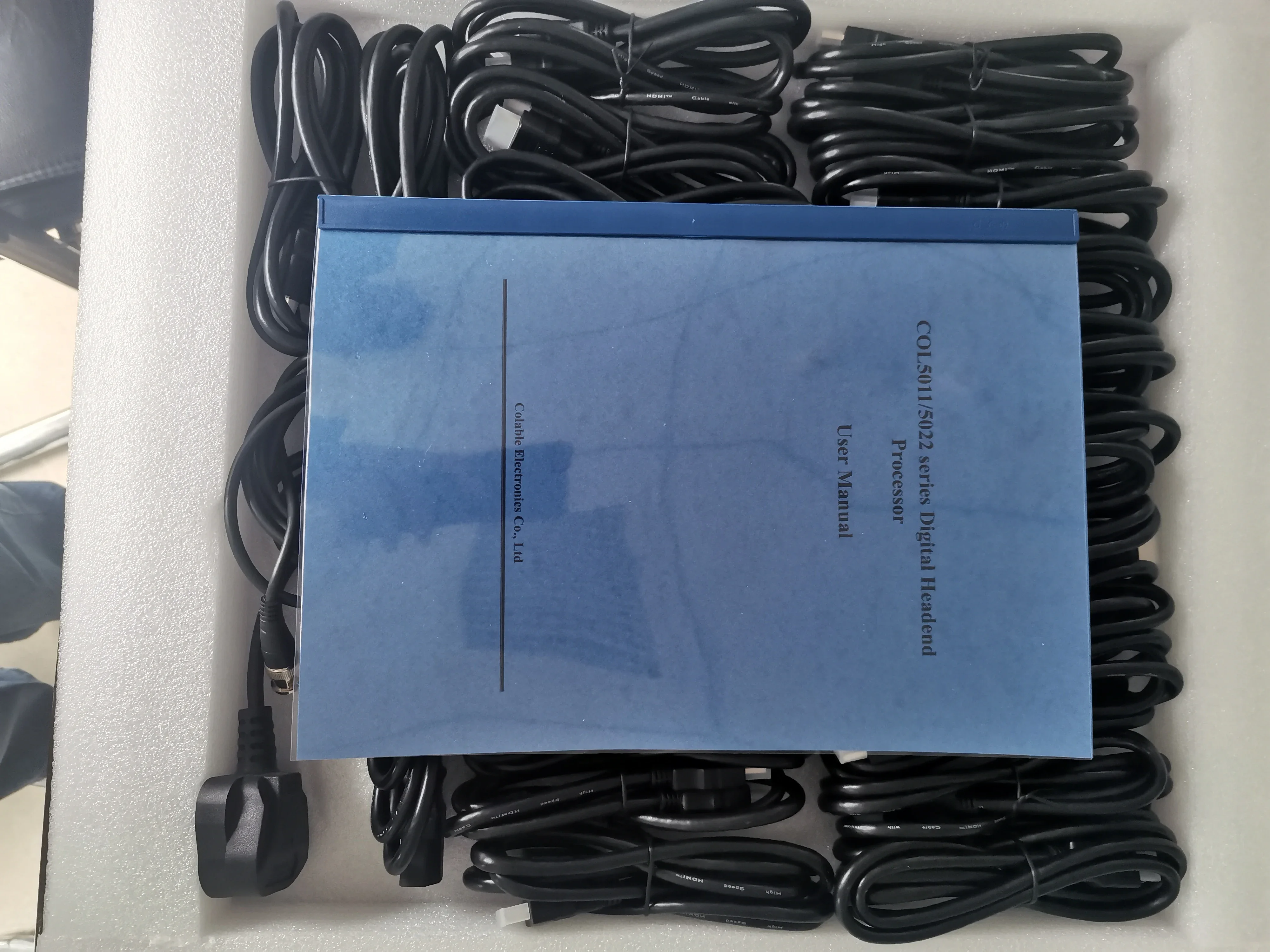 Perlengkapan siaran TV Digital H.265 hevc enkoding video IP enkoder streaming langsung COL5022F