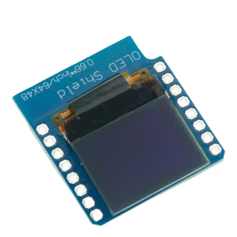 0.66 inch OLED Display Module for WEMOS D1 MINI ESP32 Module AVR STM32 64x48 0.66" LCD Screen IIC I2C OLED