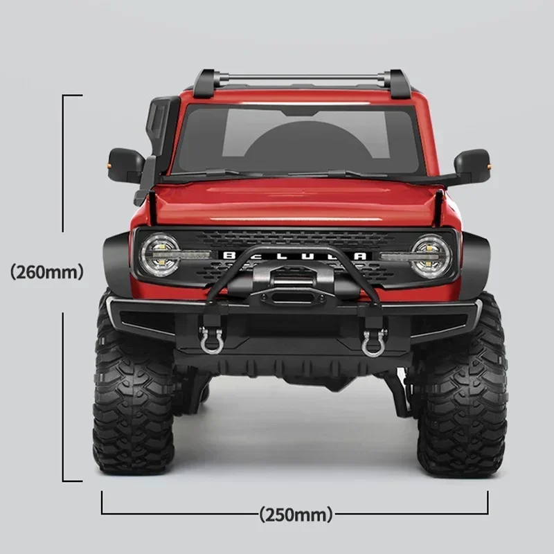 Nuovo 1:10 Huangbo R1001 cavallo Full Scale Rc telecomando modello di auto simulazione fuoristrada di grandi dimensioni arrampicata giocattolo auto regalo del ragazzo