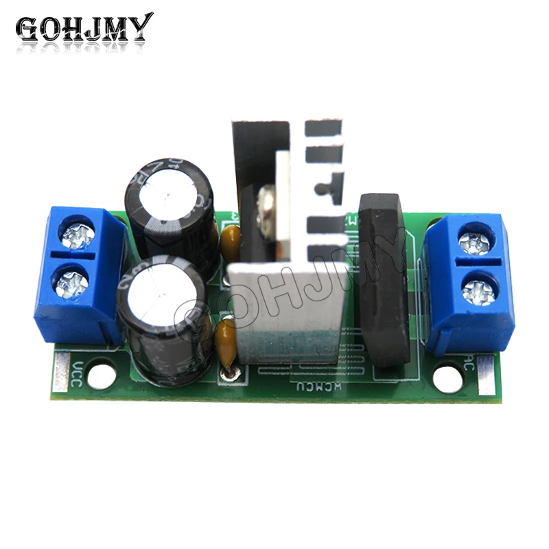 Module d'alimentation régulateur à trois bornes, 5V, 12V, L7805, LM7812