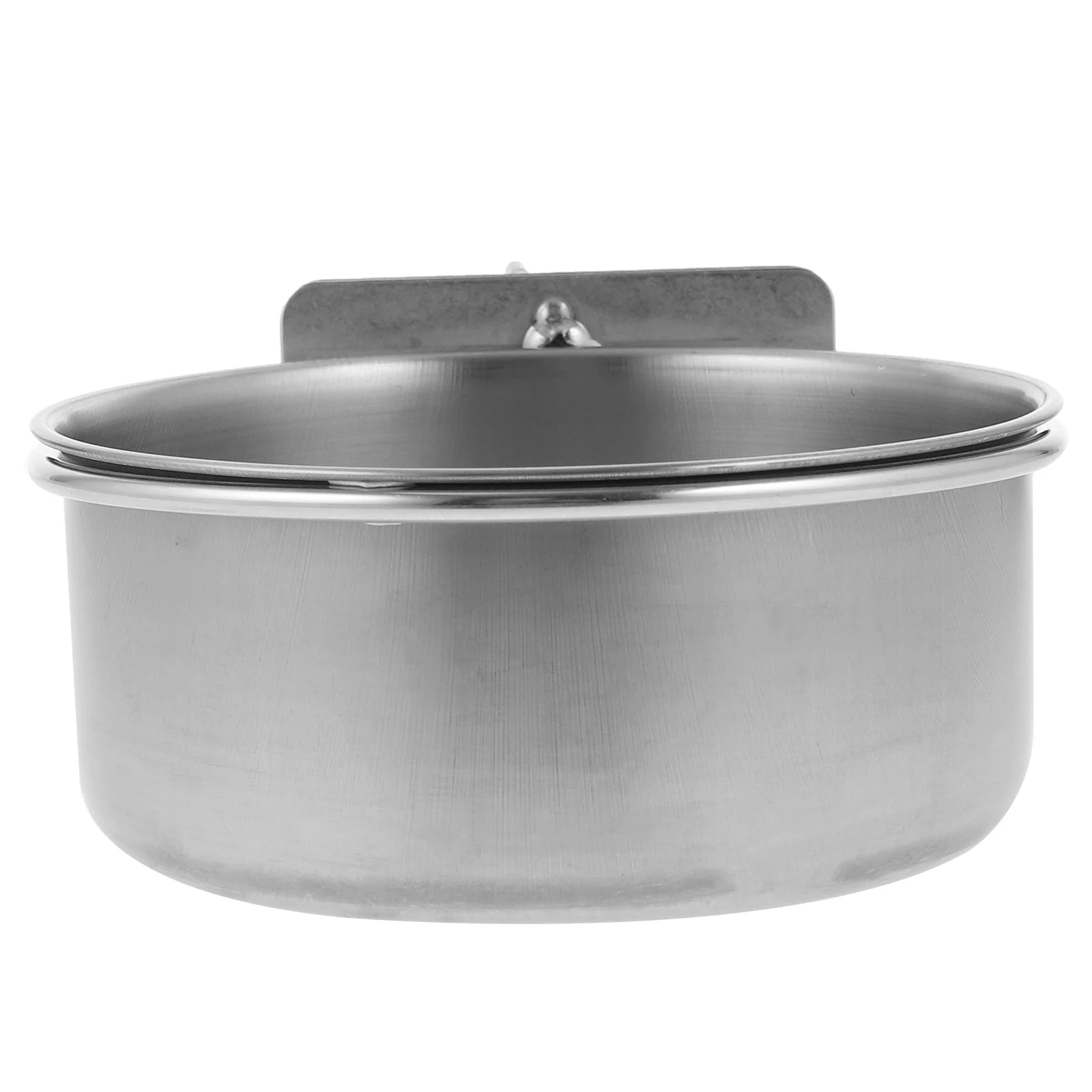 

Hanging Stainless Steel Pet Food Water Bowl Medium Size Rust Resistant Dishwasher Safe Bird Cage Cup Parrot Coop Cup