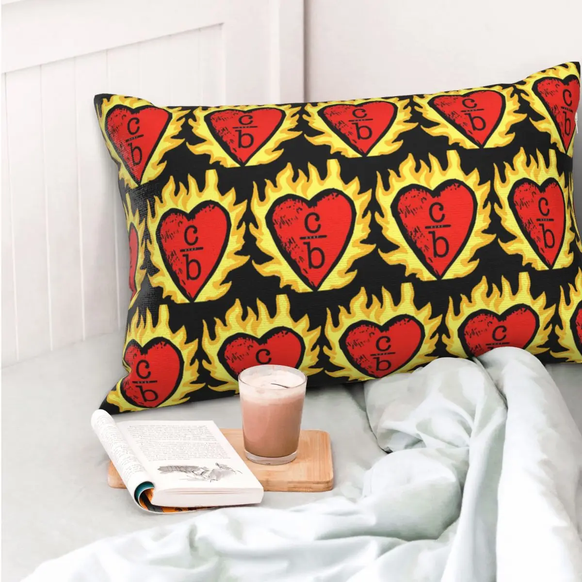Clothes Over Bros Heart Logo Rectangle Pillowcase Cushion Cover Decorative Bedroom Bed Home Comfort Throw Pillow