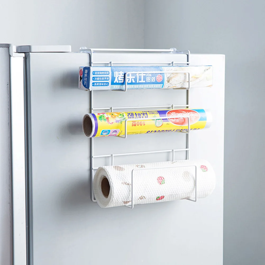 

Fridge Side Storage Rack Multi-Functional Wire Shelf Organizer Corrosion Resistant 3 Tier Refrigerator Rack With