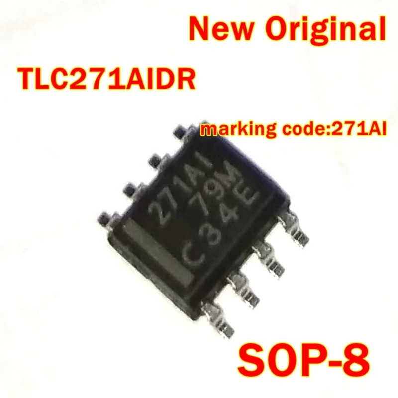1Pcs to 100Pcs Tlc271Aidr Tlc271Aid Sop-8 New Original Marking Code:271Ai Programmable Low-Power Operational Amplifiers