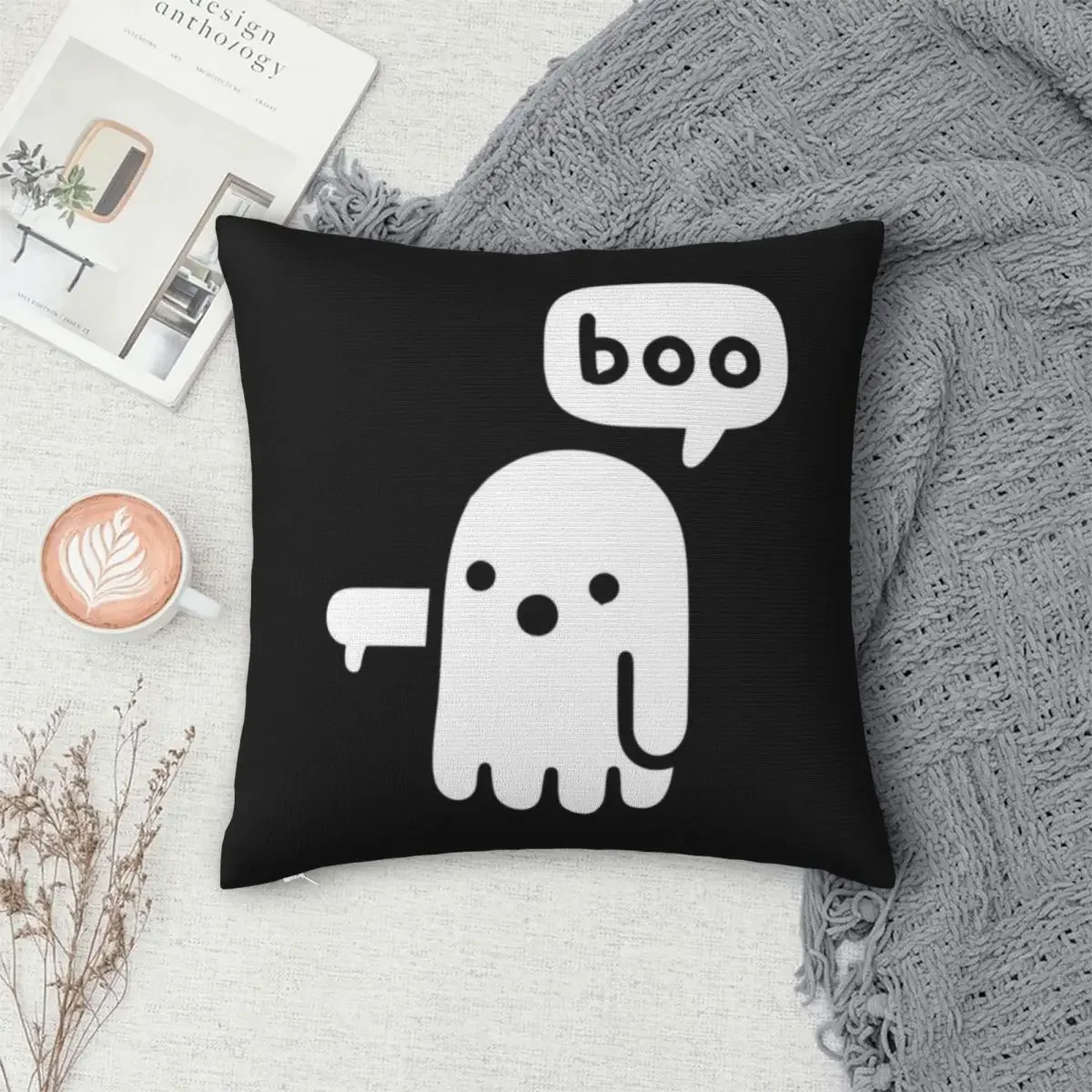 Ghost Of Disapproval Pillowcase Polyester Pillows Cover Cushion Comfort Throw Pillow Sofa Decorative Cushions Used for Home