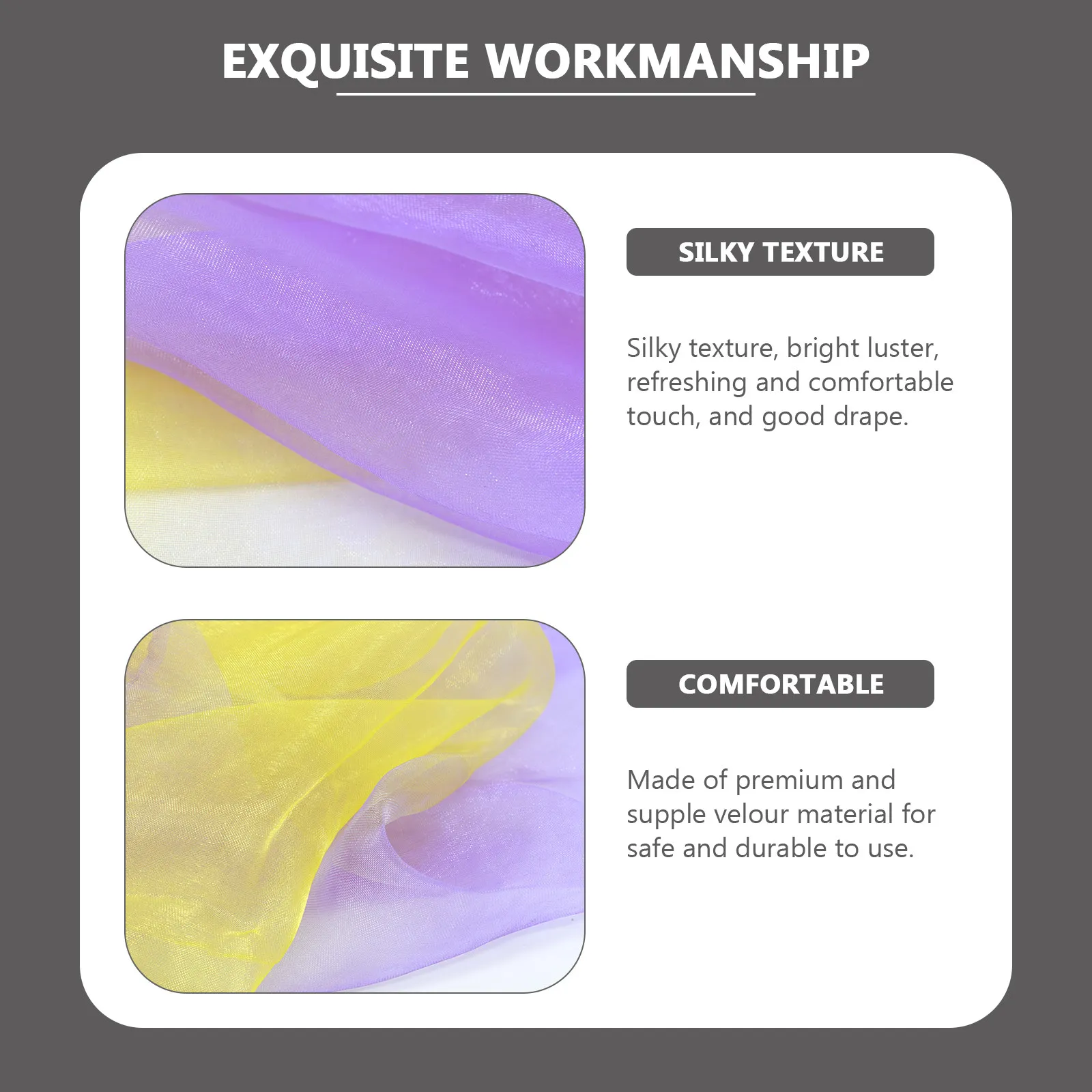 

30Pcs Gradient Scarf Soft Velour Lightweight Performance Kindergarten Dance Small Scarf Creative Children Neck