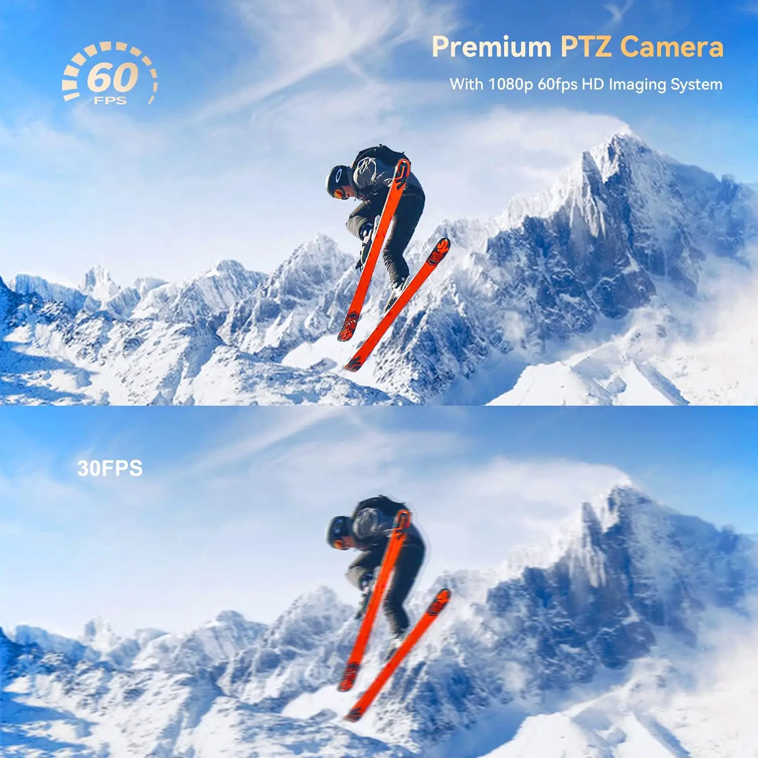 TENVEO 20x Optical Zoom PTZ AI Tracking Multi-Mode And Auto Focus HDMI/USB3.0/RJ45 Camera With 1/2.8