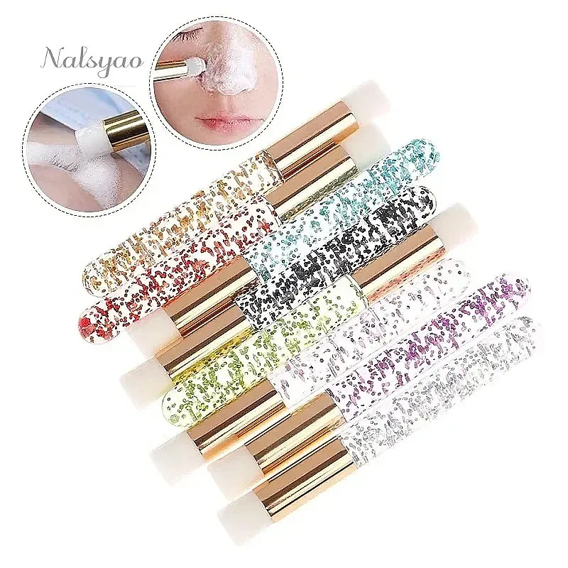 5PcS Professional Eyelash Extension Shampoo Cleaning Brush Shining Eye Lash Lift Foam Cleaner Brushes Nose Face Clean Tools