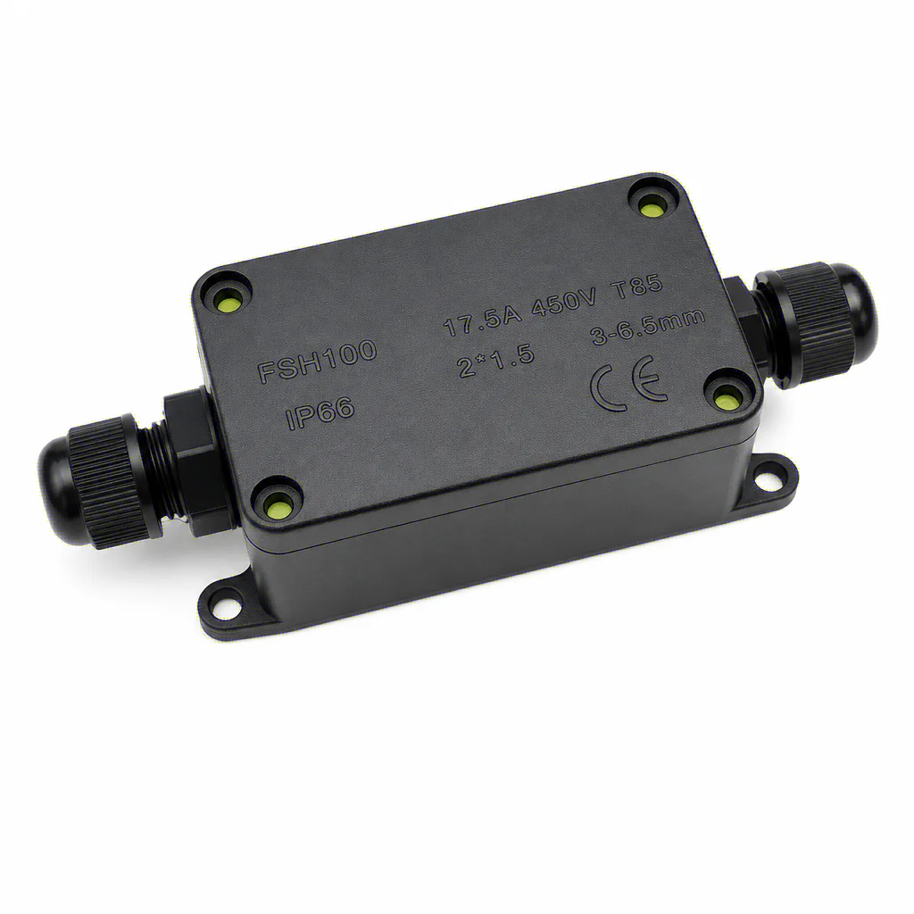 Outdoor IP66 Waterproof Junction Box 2-Way 3-Way Sealed Cable Connector Retardant 3mm-6.5mm Electrical Waterproof Box