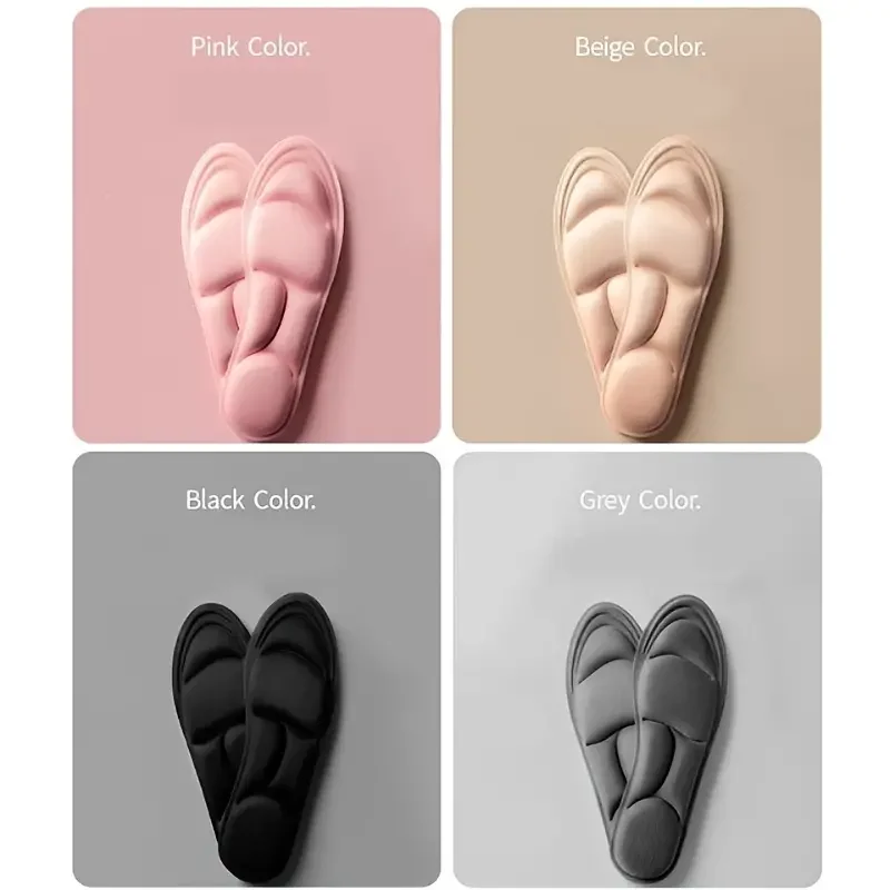 5D Sport Insoles for Shoes Women Men Memory Foam Deodorant Breathable Cushion Running Insoles for Feet Care Orthopedic Insole
