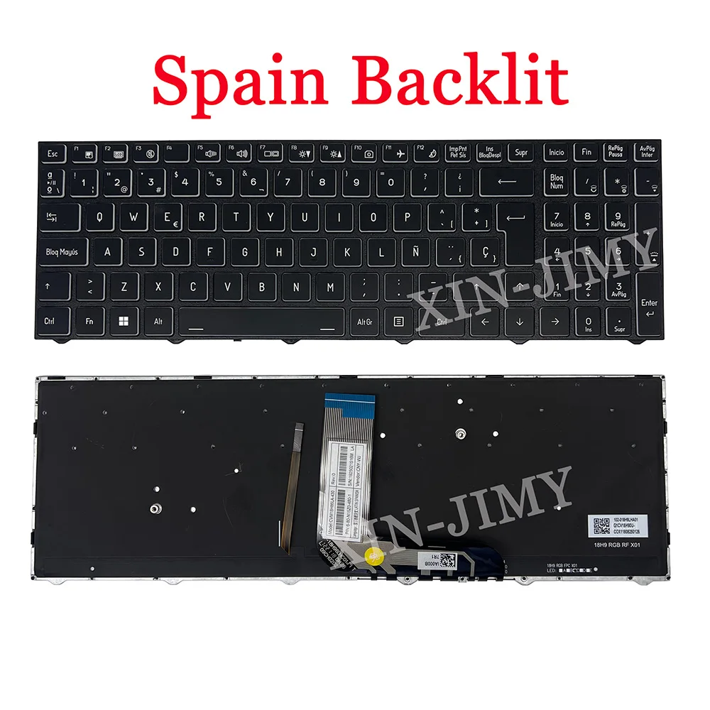 

Клавиатура G5 GD Spanish RGB для Gigabyte G5 G7 GD/GE/GF/KC/KD/KE/KF/MD/ME/MF SP с клавишей Ñ
