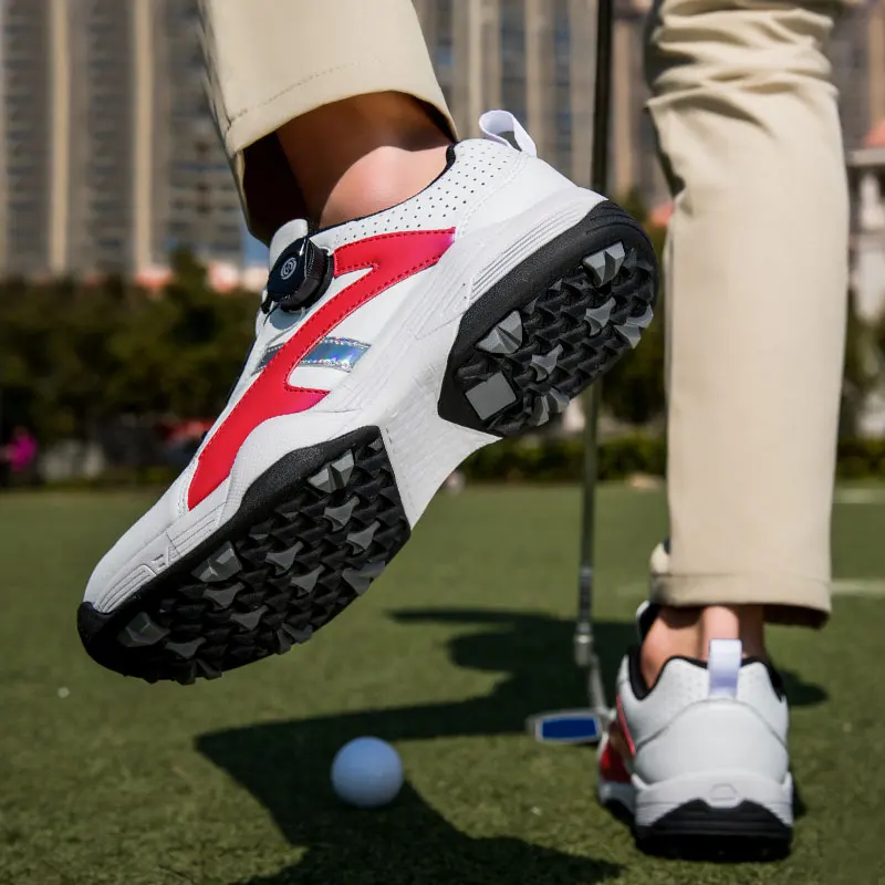 Nuevos zapatos de Golf profesionales, calzado de Golf de lujo para hombre, zapatillas cómodas para caminar