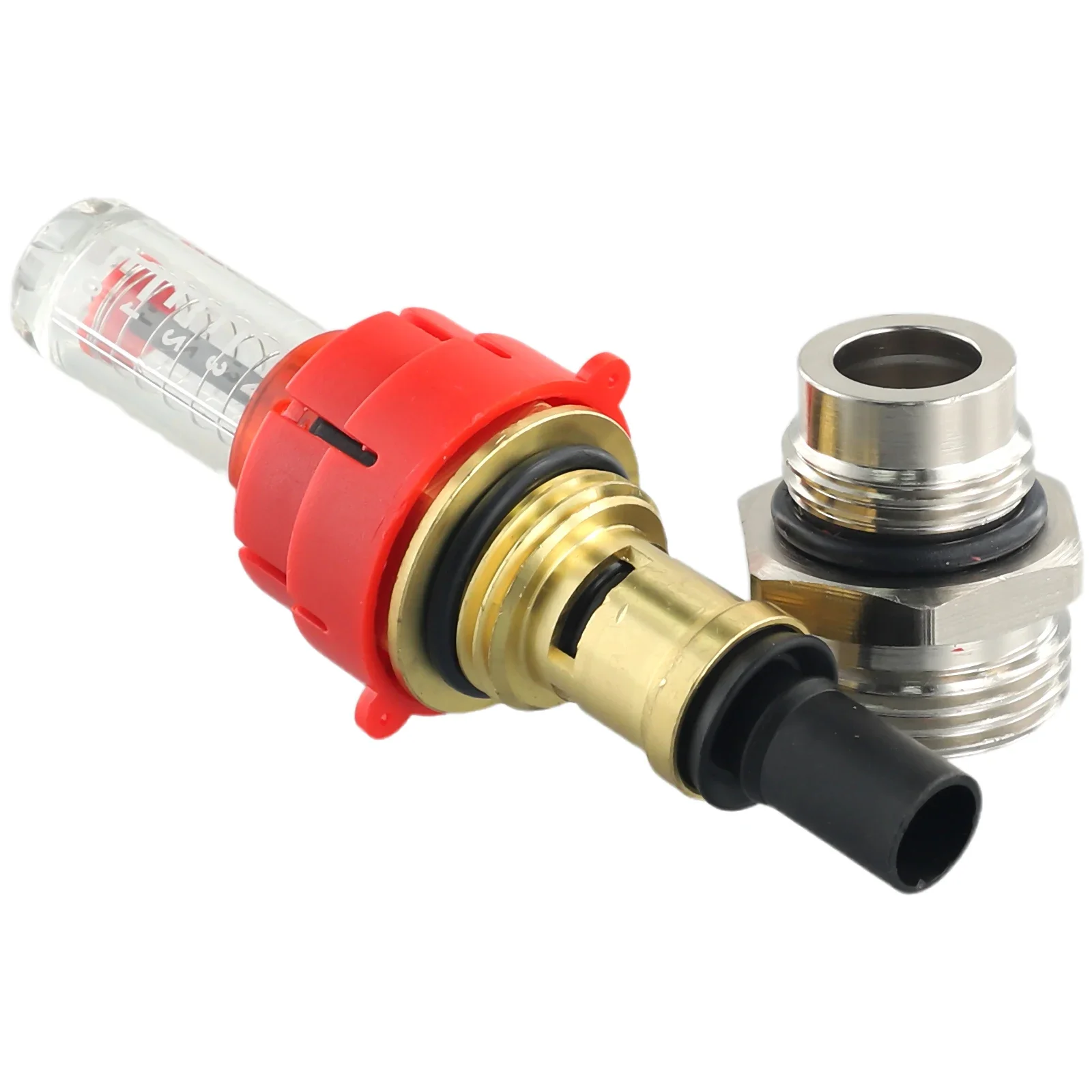 Imagem -02 - Regulador do Medidor de Fluxo para Água Radiante Abs Durável e Acessório de Latão Refrigeração e ar Dn25 Dispositivo Novo
