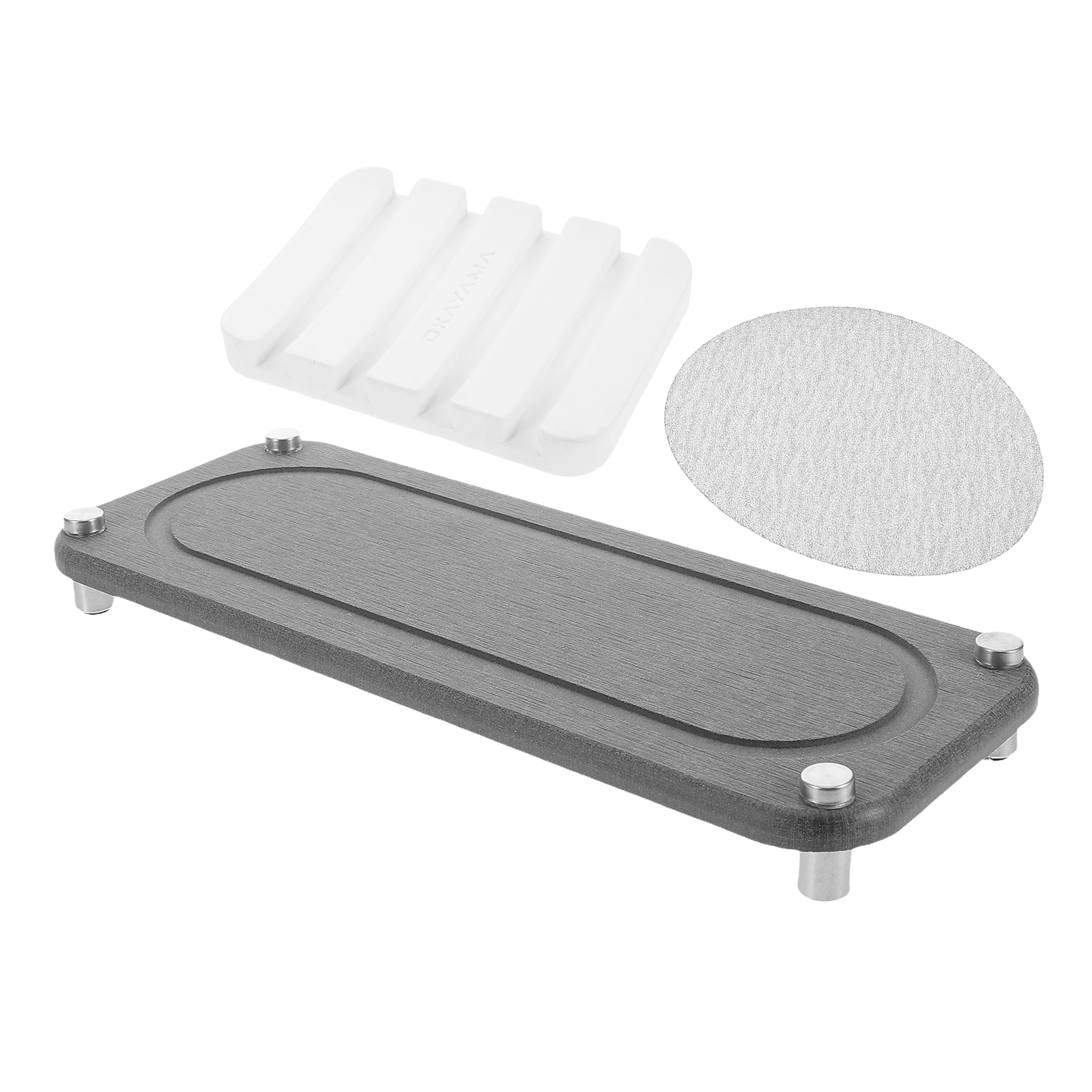 

1 set Sink Water Absorbent Dish Rack Mat Quick Drying Tray Water Absorbing Diatom Mud Kitchen Bathroom Organizer Countertop Mat