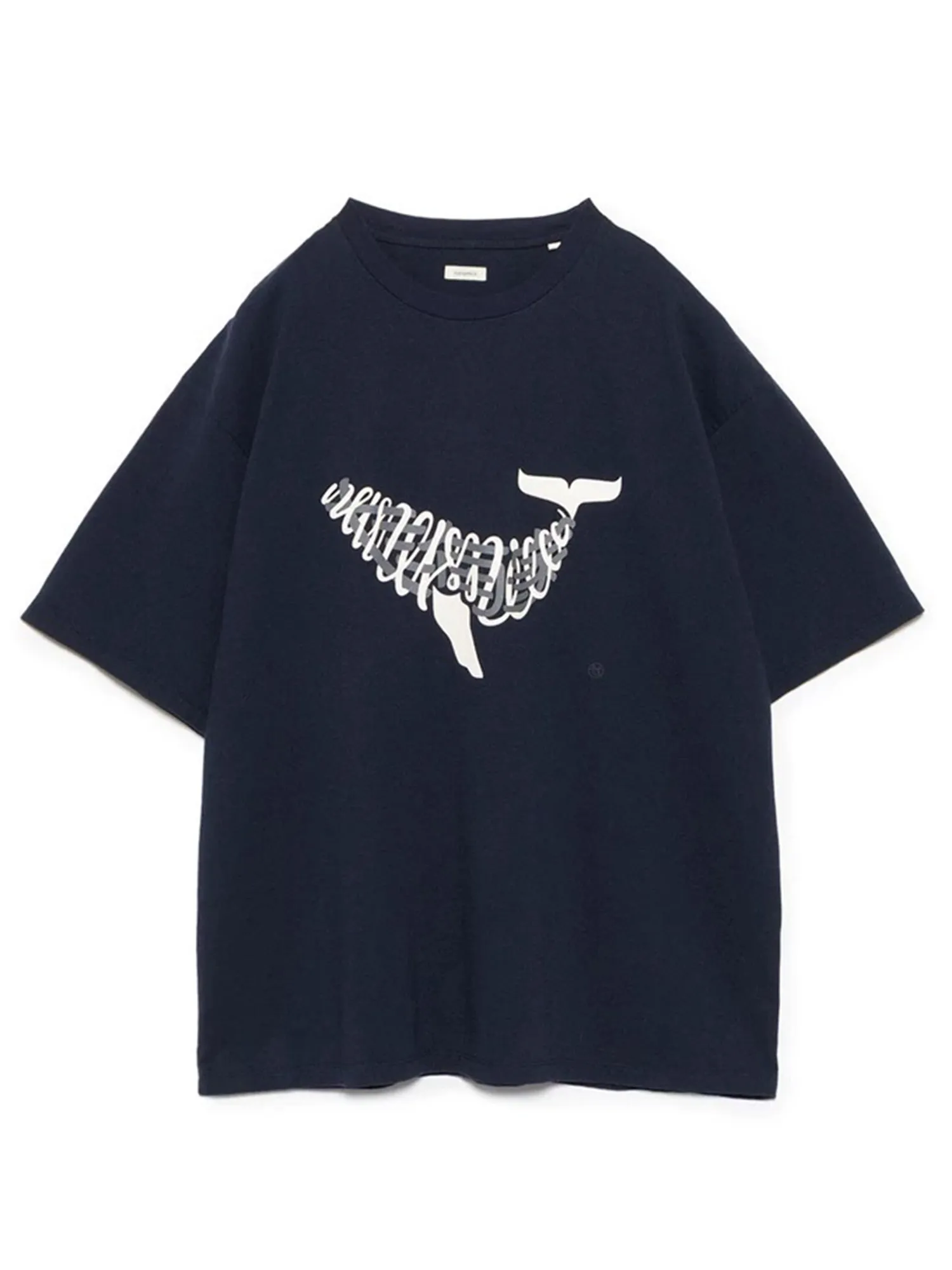Graphic Whale Printed T-shirt Japanese Trendy Men's Large Loose Casual City Boy Short Sleeve Tees — купить у AliExpress WW